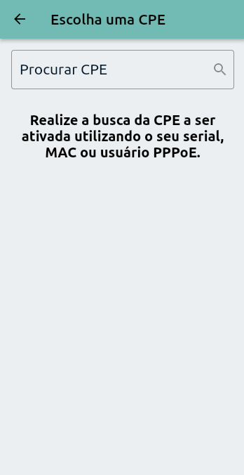 Busca da CPE