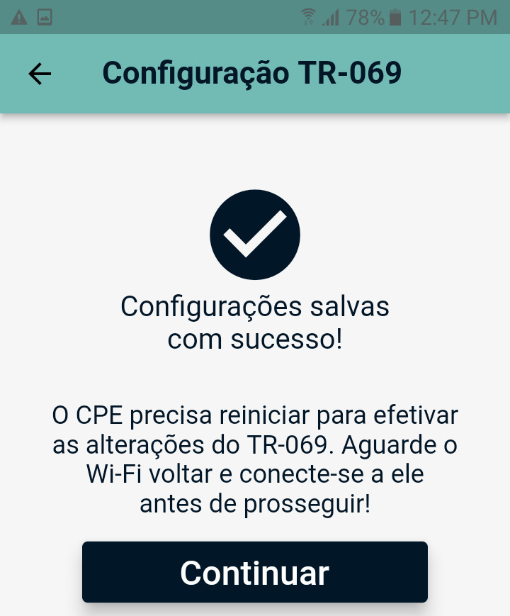 Configuração TR-069 Local